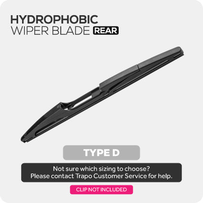 Trapo Hydrophobic Rear Wiper Blade (Type D)